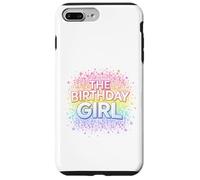 The Birthday Girl | Rétro Groovy Rainbow Sparkle Stars Coque pour iPhone 7 Plus/8 Plus