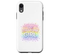 The Birthday Girl | Rétro Groovy Rainbow Sparkle Stars Coque pour iPhone XR