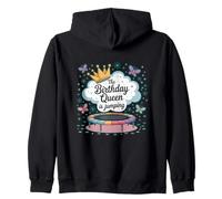 The Birthday Queen is Jumping Trampoline Bounce Party Sweat à Capuche