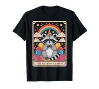 The Birthday Raccoon Tarot Card T-Shirt
