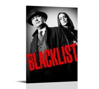 The Blacklist - Décoration murale moderne ultra transparente - Décoration artistique exquise pour bureau, salon et chambre - Style cadre - 40 x 60 cm