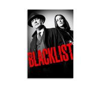 The Blacklist - Décoration murale moderne ultra transparente - Décoration artistique exquise pour bureau, salon et chambre - Style sans cadre - 60 x 90 cm