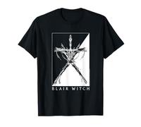 The Blair Witch Project Black and White Stick Figure Horror T-Shirt