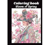 The Blossom of Spring.: A Korean noblewoman adorned in floral splendor, where tradition meets the tender bloom of spring.