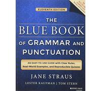 Le livre bleu de la grammaire et de la ponctuation – Guide facile : règles claires, exemples, quiz