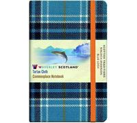 The Blue Loch Tartan: Pocket: 14 x 9cm - Waverley Scotland Tartan Cloth Commonplace Notebook/Journal