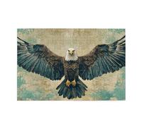 The Blue Winged Bear Eagle Puzzle de 1000 pièces pour adultes en bois pour adultes Cadeaux Décoration d'intérieur