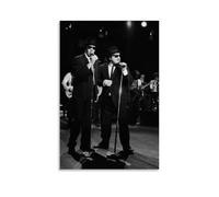The Blues Brothers Black White Toile Poster Décoration Salon Art Mural Chambre Peinture Impression Murale Peinture Art Moderne Maison Garçon Chambre Impression Peinture Fille Vacances Murale 24 x 3 cm