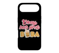 Thé Boba Assorti Love Okay But First Boba Coque pour iPhone Air