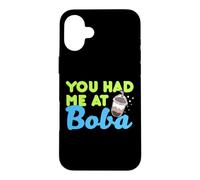 Thé Boba Assorti Love You Had Me At Boba Coque pour iPhone 16 Plus