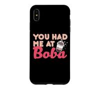Thé Boba Assorti Love You Had Me At Boba Coque pour iPhone XS Max
