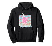 Thé boba japonais Kawaii été rétro années 90 Sweat à Capuche
