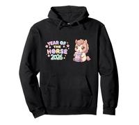 Thé Boba Kawaii Zodiac Chinois 2026 Année du Cheval Sweat à Capuche