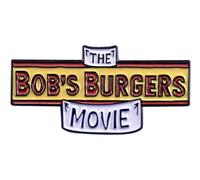The Bob's Burgers Badge à épingle en émail avec logo Bob Belcher 4 cm, 1.4 Inches, Émail, émail