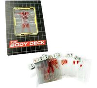 The Body Deck, cartes à jouer transparentes d'anatomie humaine, jeu de cartes à jouer squelette, image 3D du corps humain, jeux de cartes translucides pour jeux magiques (1 pièce)