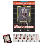The Body Deck, The Body Deck Jeu de cartes, index standard Human An/ato/my Poker, Human An/ato/my Outils éducatifs, Cartes à jouer amusantes et transparentes Humaines An/ato/My, Image 3D éducative