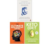 The Body Keeps the Score, The Ultimate Brain-Boosting Toolkit & Keto Diet 3 Books Collection Set