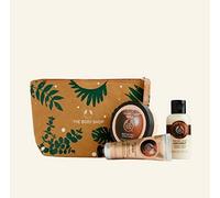The Body Shop - 4 PC Mini Shea Set Hand Cream, Coconut shower Cream, Shea Body Butter Zip Bag TRAVEL GYM … …