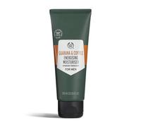 The Body Shop Guarana and Coffee Crème hydratante énergisante pour homme (1 x 100 ml) pour peaux sèches, crème naturelle pour le visage pour homme, soin de la peau pour homme, hydratation 24 h et