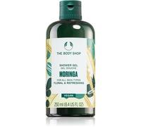 The Body Shop MORINGA Gel Douche Pour Tous Types De Peau Rafraîchissantflacon Cosmétique De Bain Vegan Au Parfum Floral Testé Dermatologiquement 250 ml