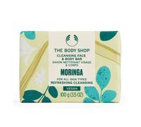 The Body Shop Moringa Cleansing Bar savon solide visage et corps 100 g