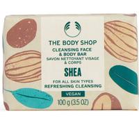 The Body Shop Savon de Karité Barre nettoyante pour le visage et le corps 100g