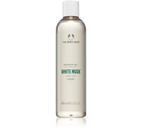 The Body Shop Gel douche musc blanc (1 x 400 ml), gel douche emblématique pour femme, gel douche floral et sensuel avec parfum signature, musc sans cruauté envers les animaux, soin du corps végétalien