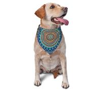 The Bohemian Mandala Printed Graphic Pet Triangle Scarf For Dogs & Cats Adjustable Cute Pet Bandana For & Photo Shoots
