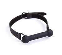 The Bondage Locker Fantasy and Fetish Quality Silicone Bit Gag Slave Sub Gag, Black