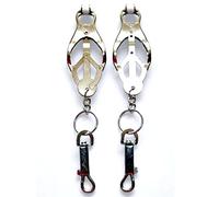 The Bondage locker Japanese Clover Nipple Clamp with Attachable Clips