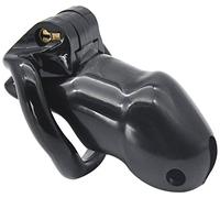 The Bondage Locker Resin Cage Belt Chastity Device, Black