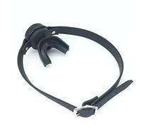 The Bondage Locker Silicone Gum Shield Gag Fetish and Fantasy Mouth Gag, Black