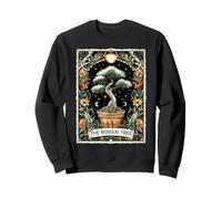 The Bonsai Tree Carte de Tarot Zen Japonaise Motif Lune sorcière Sweatshirt
