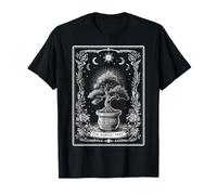 The Bonsai Tree Carte de Tarot Zen Japonaise Motif Lune sorcière T-Shirt