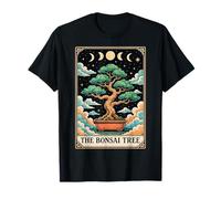 The Bonsai Tree Carte de Tarot Zen Japonaise Motif Lune sorcière T-Shirt