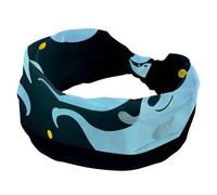 The Boo Crew Bandeau large pour femme, bandeau turban antidérapant, élastique pour la transpiration, le yoga, l'entraînement, le yoga