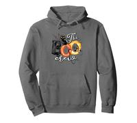 The Boo Crew Motif Chat d'halloween Sweat à Capuche