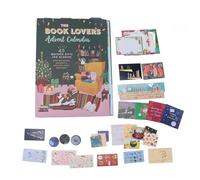 The Book Lover's Advent Calendar Calendrier de l'Avent 2024, 25 cadeaux pour les lecteurs, calendrier de compte à rebours en papier 25 jours, pour les amateurs de livres