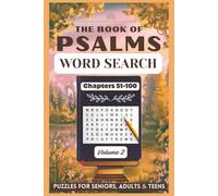 The Book of Psalms Word Search | Chapters 51-100 | Volume 2: Puzzles for Seniors, Adults, and Teens | Book 2 | Easy to Read Text | 6 x 9 inches |114 ... Gift for Bible Study, Travel, or Quiet Time