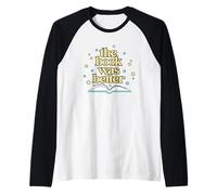 The Book Was Better with Stars Manche Raglan