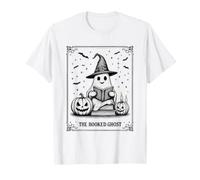 The Booked Ghost Costume Amusant de Tarot pour Halloween T-Shirt