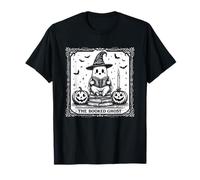 The Booked Ghost Tarot Mignon Halloween Witch T-Shirt