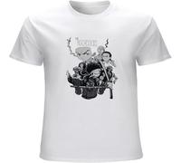 The Boondocks Anime Mens T Shirt Printed Graphic Top Unisex Tee White XL