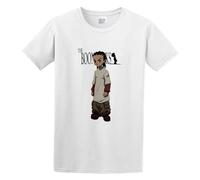 The Boondocks Huey Riley Unisex Crew Neck Cotton Tee Men's Short-Sleeve T-Shirts White L