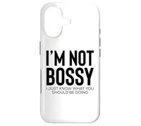 The Boss I'm Not Bossy I Just Know What You Should Be Doing Coque pour iPhone 17