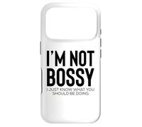 The Boss I'm Not Bossy I Just Know What You Should Be Doing Coque pour iPhone 17 Pro