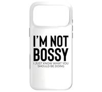 The Boss I'm Not Bossy I Just Know What You Should Be Doing Coque pour iPhone 17 Pro Max