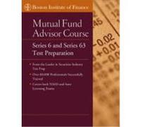 The Boston Institute of Finance Mutual Fund Advisor Course: Series 6 and Series 63 Test Prep Boston Institute of Finance, Finance, Boston Institute of, Boston Institute of Finance (Auteur)
