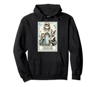 The Boston Terrier Mom Squelette Cadeau effrayant Saison Halloween Sweat à Capuche