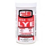 The Boyer Corporation Lye for Soap Making, Sodium Hydroxide Pure High Test Lye Food Grade, Caustic Soda, Drain Cleaner and Clog Remover, 2.2 lbs.